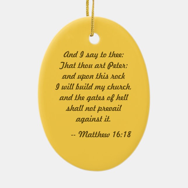 Adorno De Cerámica San Pedro el Apóstol (PM 07) (Atrás)