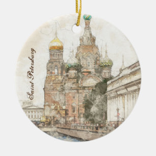 Adorno De Cerámica San Petersburgo, Rusia