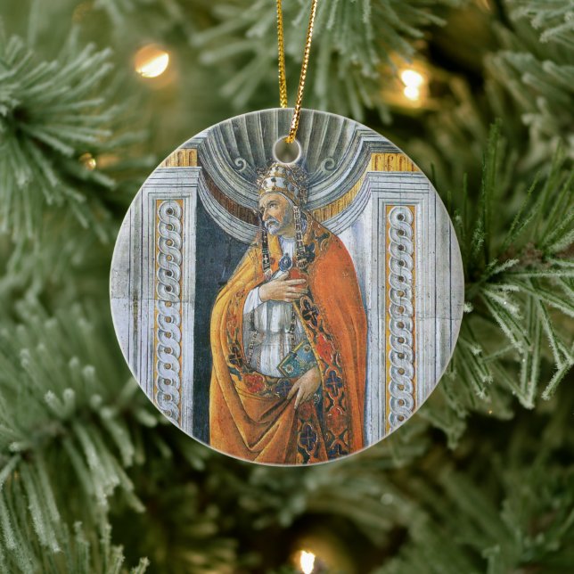 Adorno De Cerámica San Sixto II por Sandro Botticelli (Árbol)