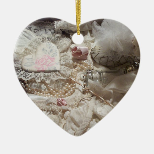 Adorno De Cerámica San Valentín (Frente)