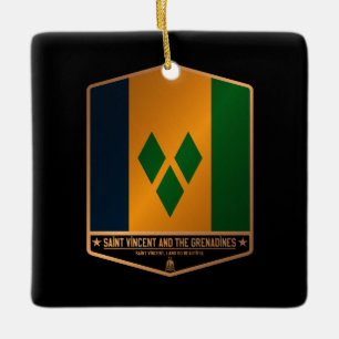 Adorno De Cerámica San Vicente y las Granadinas
