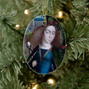 Adorno De Cerámica Santa Águeda de Sicilia (detalle; M 070)