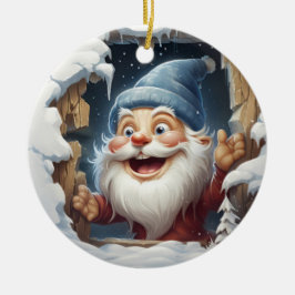 Adorno De Cerámica Santa alegre personalizado en 3D