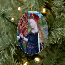 Adorno De Cerámica Santa Bárbara de Nicomedia (detalle; M 070)