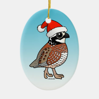 Adorno De Cerámica Santa Bobwhite