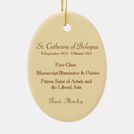 Adorno De Cerámica Santa Catalina de Bolonia (SAU 027)