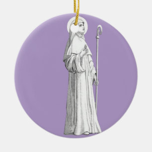 Adorno De Cerámica Santa Catalina de la Virgen de Siena