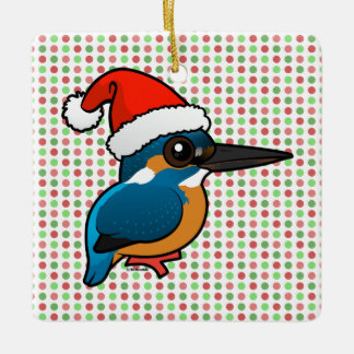 Adorno De Cerámica Santa Common Kingfisher