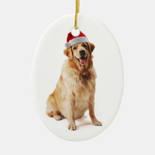 Adorno De Cerámica Santa Dog