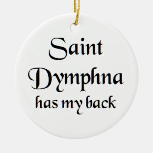Adorno De Cerámica santa dymphna
