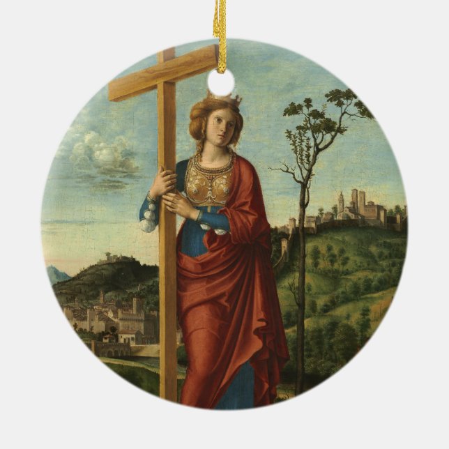 Adorno De Cerámica Santa Elena - Cima da Conegliano (Atrás)