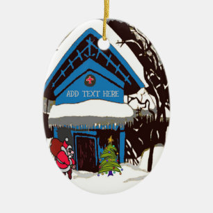 Adorno De Cerámica Santa en Chalet del Bosque