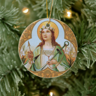 Adorno De Cerámica Santa Filomena (BK 005)