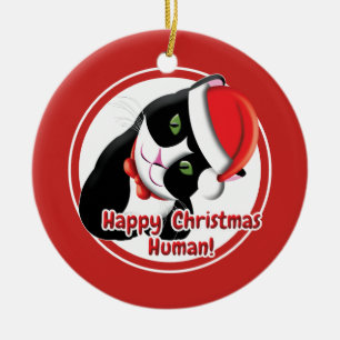 Adorno De Cerámica Santa Gato