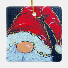 Adorno De Cerámica Santa Gnome