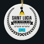 Adorno De Cerámica Santa Lucía<br><div class="desc">Santa Lucía</div>