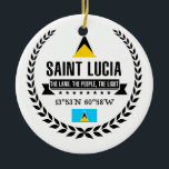 Adorno De Cerámica Santa Lucía<br><div class="desc">Santa Lucía</div>