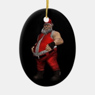 Adorno De Cerámica Santa mala