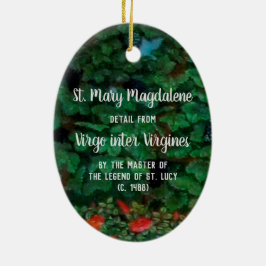 Adorno De Cerámica Santa María Magdalena como Myrrhbearer (detalle; M