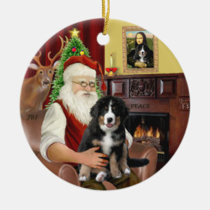Adorno De Cerámica Santa + Mona Lisa - Bernese MD - 2 diseños diff