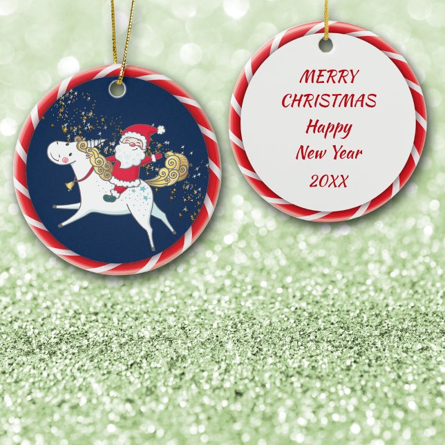 Adorno De Cerámica Santa Rides es una unicornio (Subido por el creador)