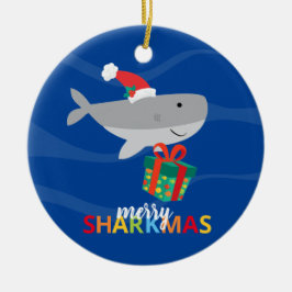 Adorno De Cerámica Santa Shark