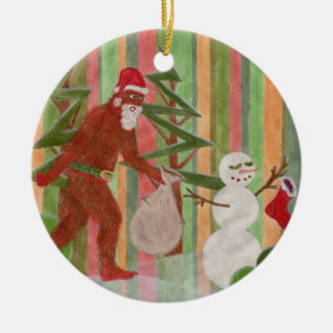 Adorno De Cerámica Santa-Squatch: Creo