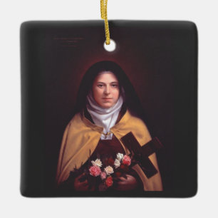 Adorno De Cerámica Santa Teresa de Lisieux