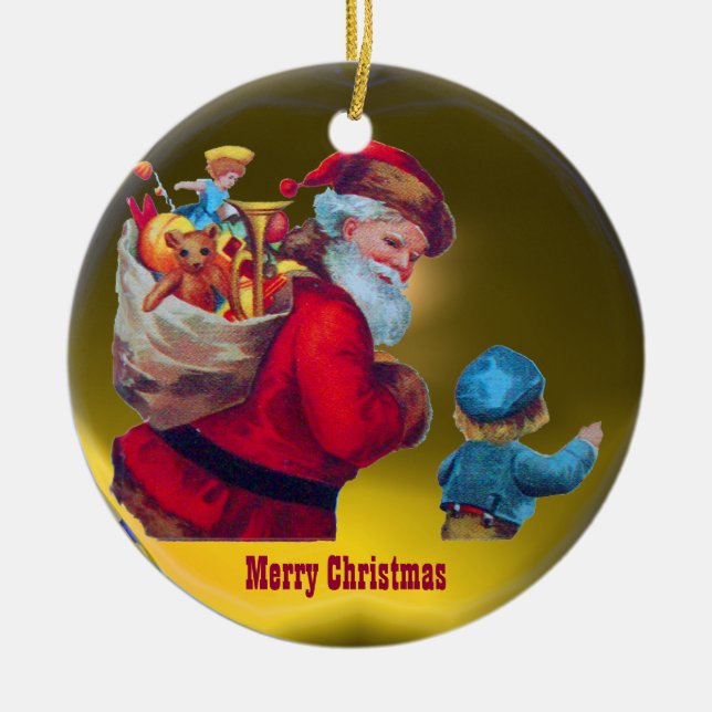 ADORNO DE CERÁMICA SANTA VINTAGE 2 (Frente)