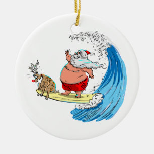 Adorno De Cerámica sAnTa y Rudolf