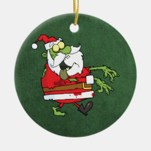 Adorno De Cerámica Santa Zombie