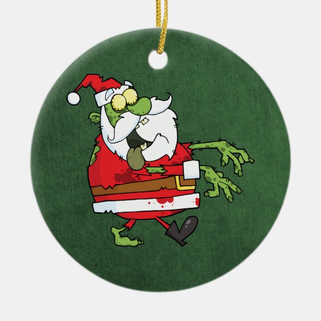 Adorno De Cerámica Santa Zombie (Frente)