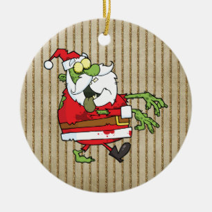 Adorno De Cerámica Santa Zombie