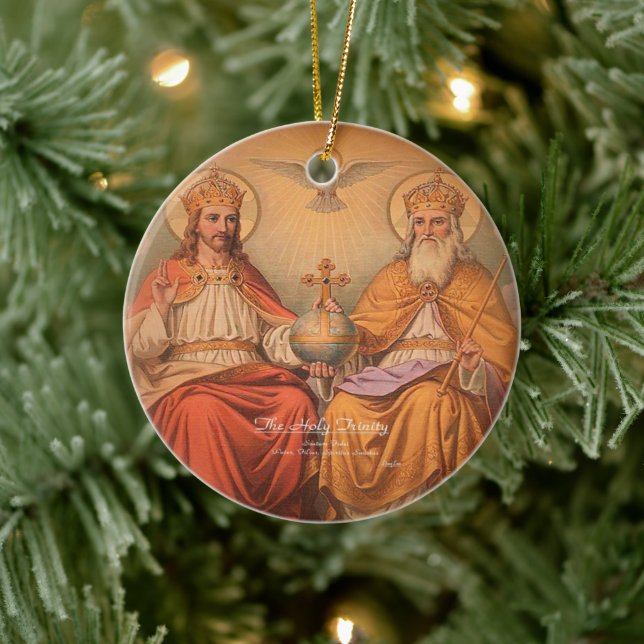 Adorno De Cerámica Santísima Trinidad (Árbol)