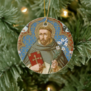 Adorno De Cerámica Santo Domingo de Guzmán (BK 011)