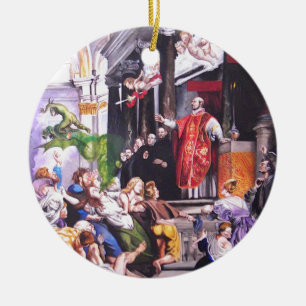 Adorno De Cerámica Santo Ignatius Loyola