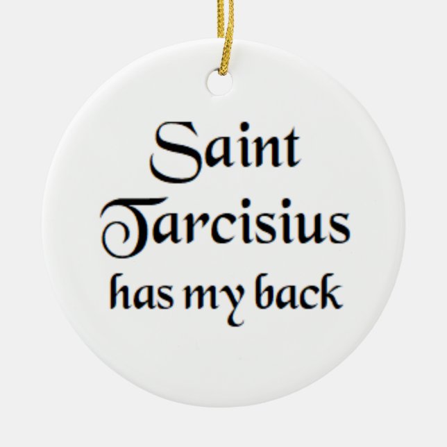 Adorno De Cerámica santo tarcisius (Frente)