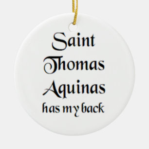 Adorno De Cerámica santo Tomás de Aquino