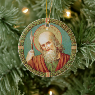 Adorno De Cerámica Santo Tomás del Apóstol (JMAS 12)