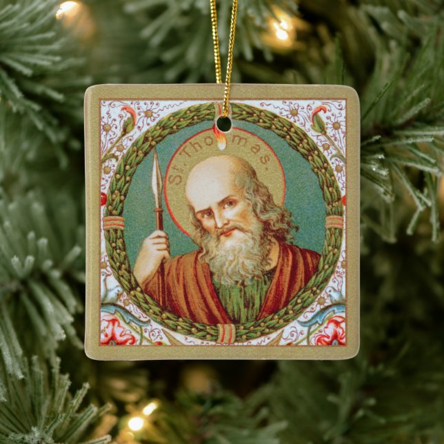 Adorno De Cerámica Santo Tomás del Apóstol (JMAS 12) (Árbol)