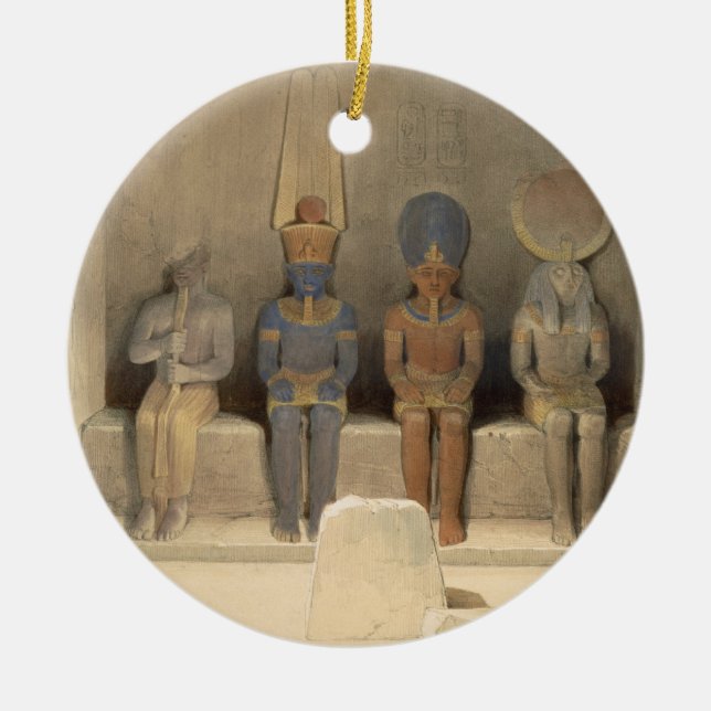 Adorno De Cerámica Santuario del templo de Abu Simbel, de "Egipto (Frente)