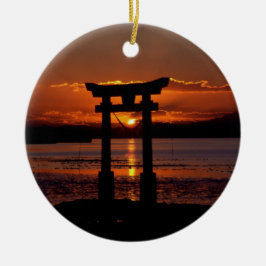 Adorno De Cerámica Santuario Japonés Nagao