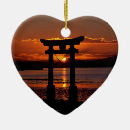 Adorno De Cerámica Santuario Japonés Nagao