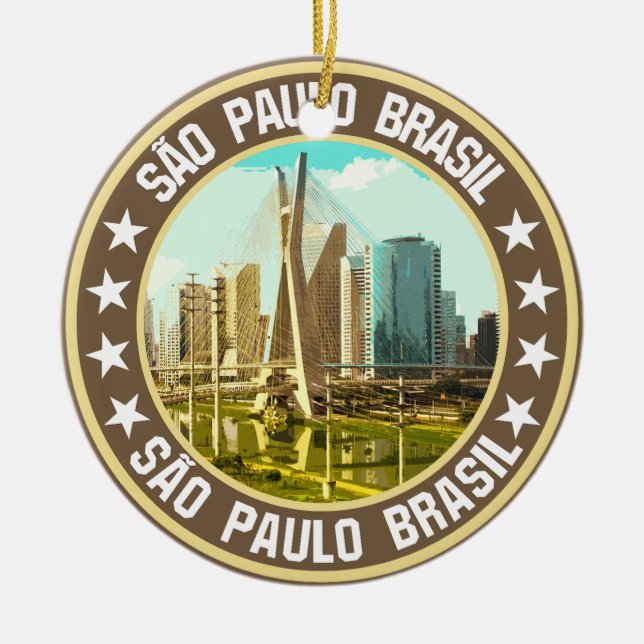 Adorno De Cerámica São Paulo (Frente)