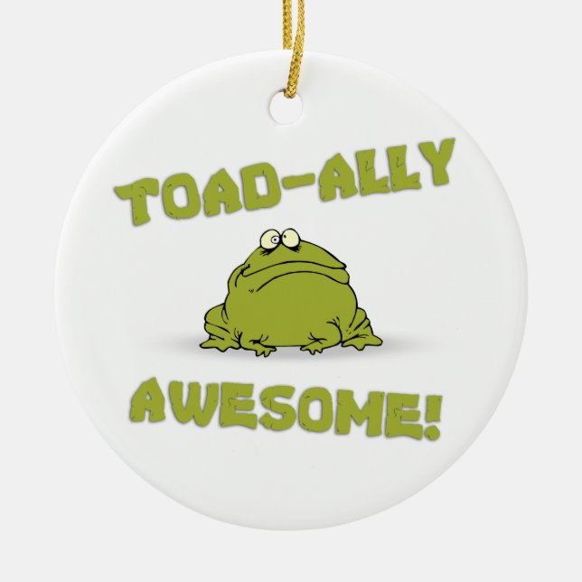 Adorno De Cerámica Sapo-aliado impresionante (Frente)