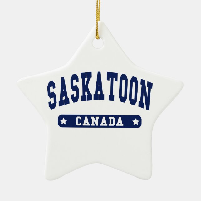 Adorno De Cerámica Saskatoon (Frente)