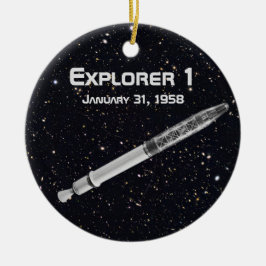 Adorno De Cerámica Satélite Explorer 1