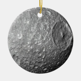 Adorno De Cerámica Saturn Moon Mimas