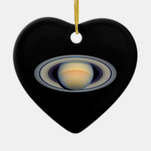 Adorno De Cerámica Saturn (telescopio de Hubble)