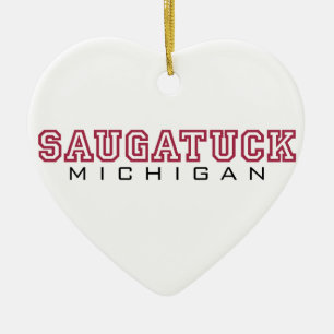 Adorno De Cerámica Saugatuck MI - Letras